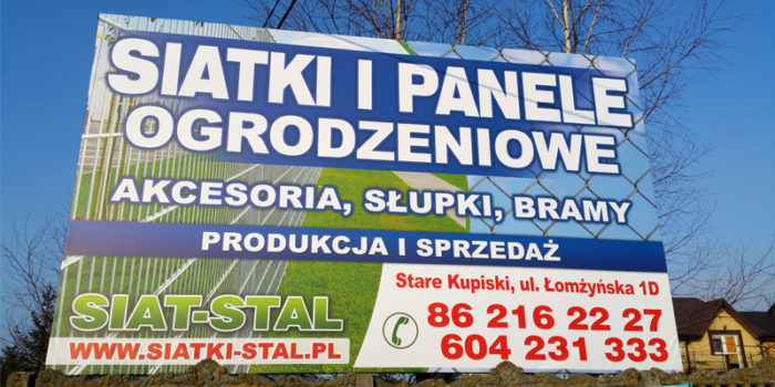 SIAT-STAL - baner reklamowy